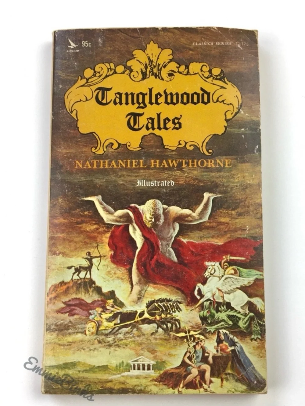 1968 Vintage Tanglewood Tales Paperback Book by Nathaniel Hawthorne Illustrated